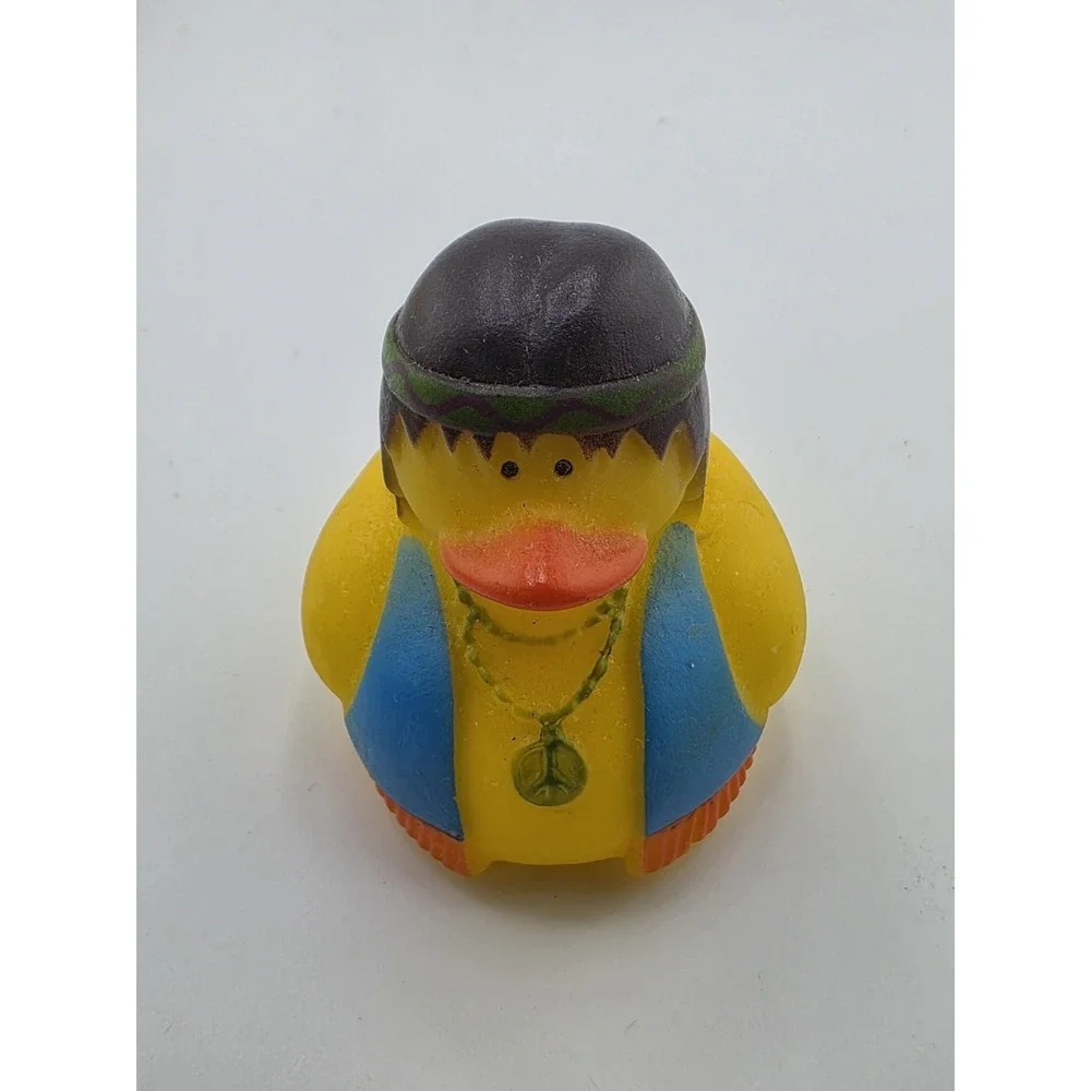 Set of 5 Plastic Duck Figurines Assorted Designs Collectibles